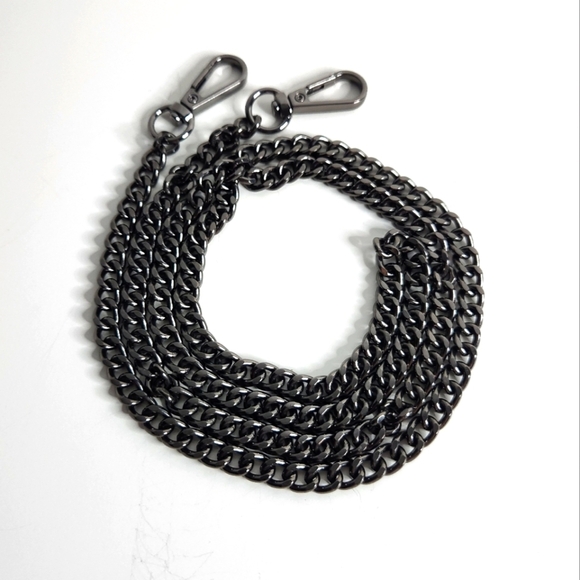 42" BAG CHAIN IN GUNMETAL, Unbranded, lightweight and skinny, replacemen… - Picture 4 of 4